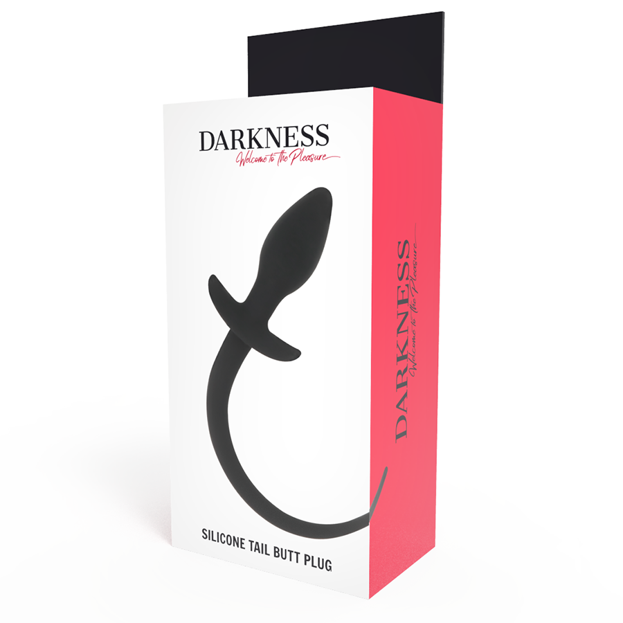 DARKNESS - ANAL PLUG 28 CM BLACK SILICONE 3 DARKNESS - ANAL PLUG 28 CM BLACK SILICONE - obrazek 3