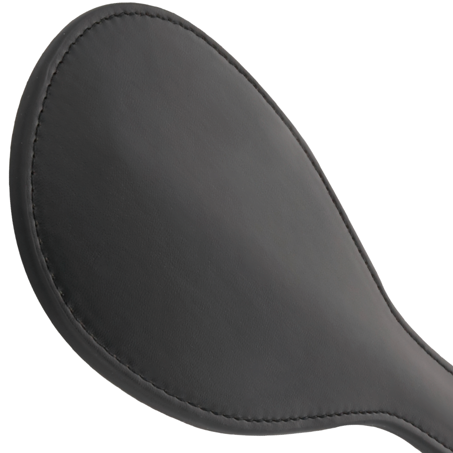 DARKNESS - ROUNDED BLACK FETISH PADDLE 3 DARKNESS - ROUNDED BLACK FETISH PADDLE - obrazek 3