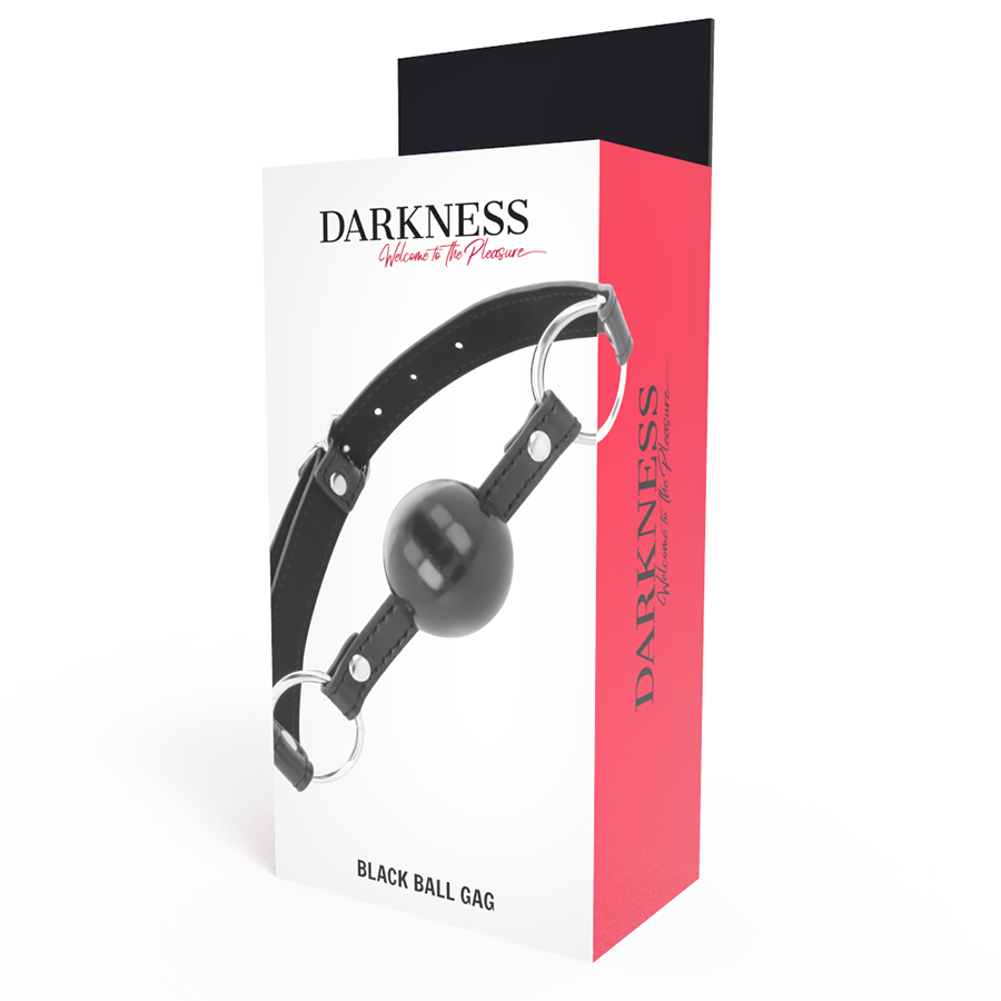 DARKNESS - BLACK BALL GAG 4 DARKNESS - BLACK BALL GAG - obrazek 4