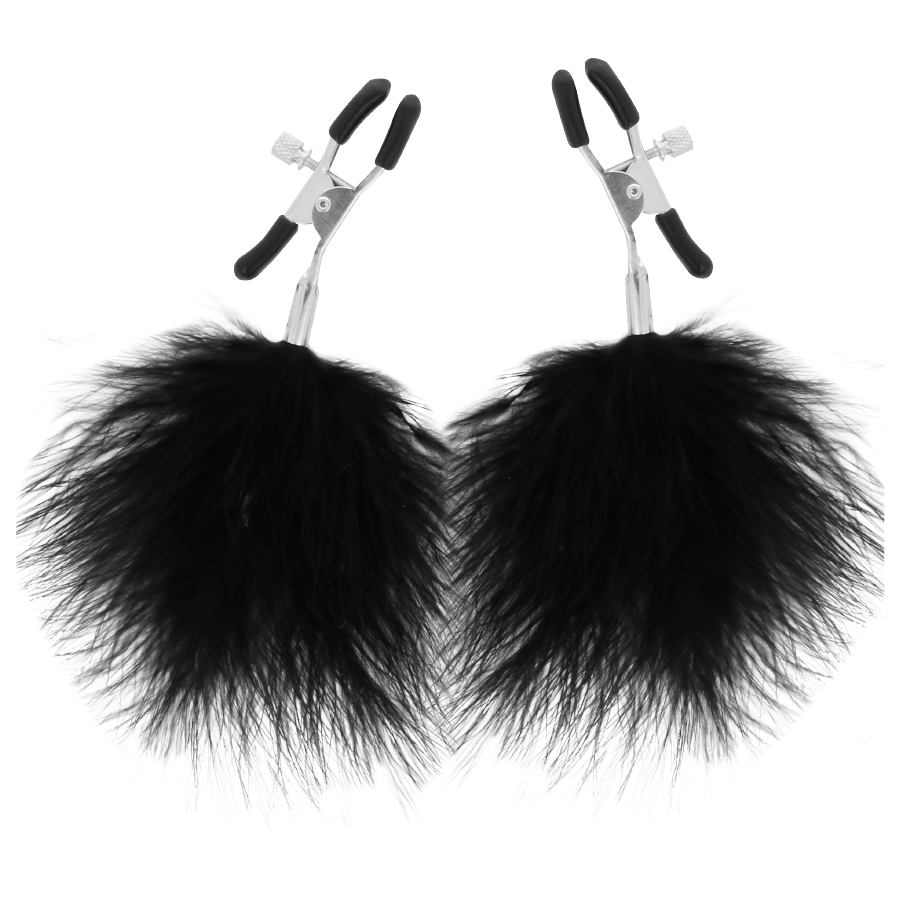 DARKNESS - POM-POM NIPPLE Clamps 2 3 DARKNESS - POM-POM NIPPLE Clamps 2 - obrazek 3