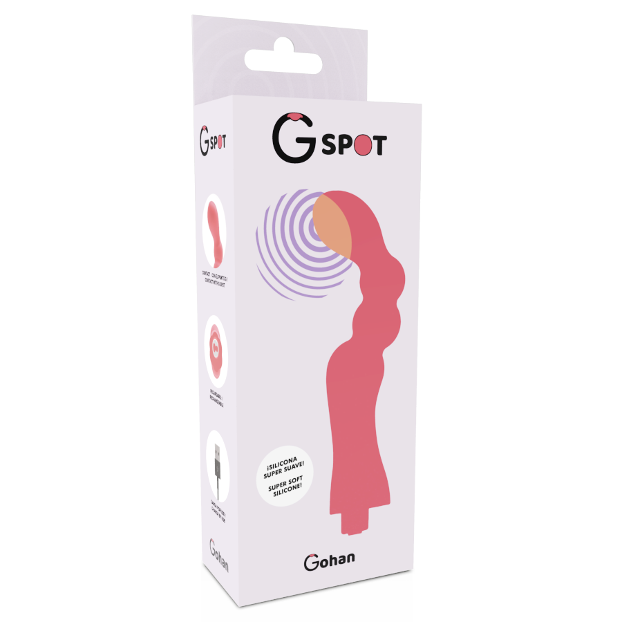 G-SPOT - GOHAH VIBRATOR LIGHT RED 5 G-SPOT - GOHAH VIBRATOR LIGHT RED - obrazek 5