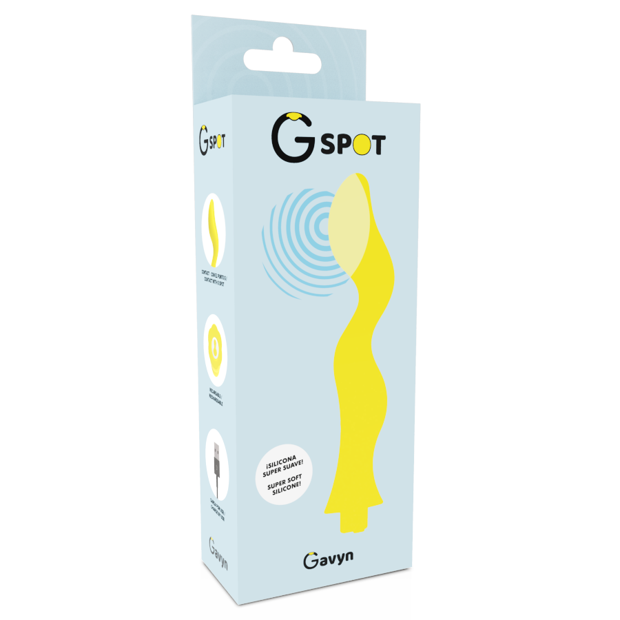 G-SPOT - GAVYN G-SPOT VIBRATOR YELLOW 4 G-SPOT - GAVYN G-SPOT VIBRATOR YELLOW - obrazek 4