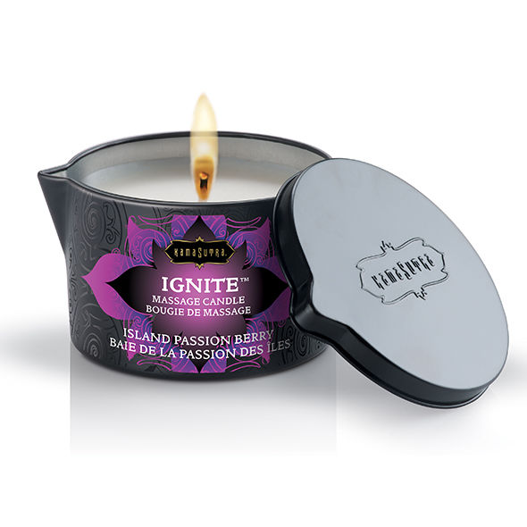 KAMASUTRA - MASSAGE CANDLE PASSION ISLAND 170GR 2 KAMASUTRA - MASSAGE CANDLE PASSION ISLAND 170GR - obrazek 2