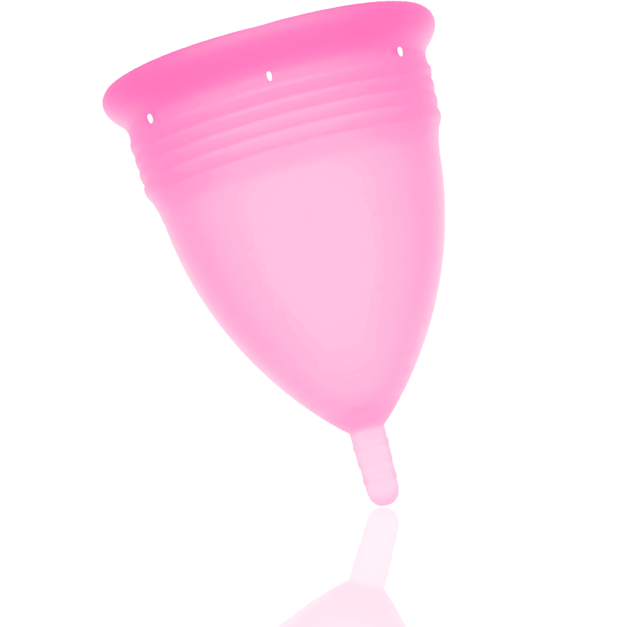 STERCUP - FDA SILICONE MENSTRUAL CUP PINK - SIZE L 3 STERCUP - FDA SILICONE MENSTRUAL CUP PINK - SIZE L - obrazek 3