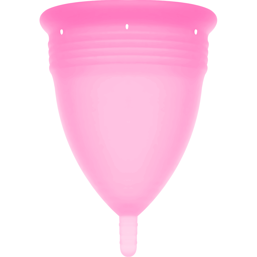 STERCUP - FDA SILICONE MENSTRUAL CUP PINK - SIZE L 2 STERCUP - FDA SILICONE MENSTRUAL CUP PINK - SIZE L - obrazek 2