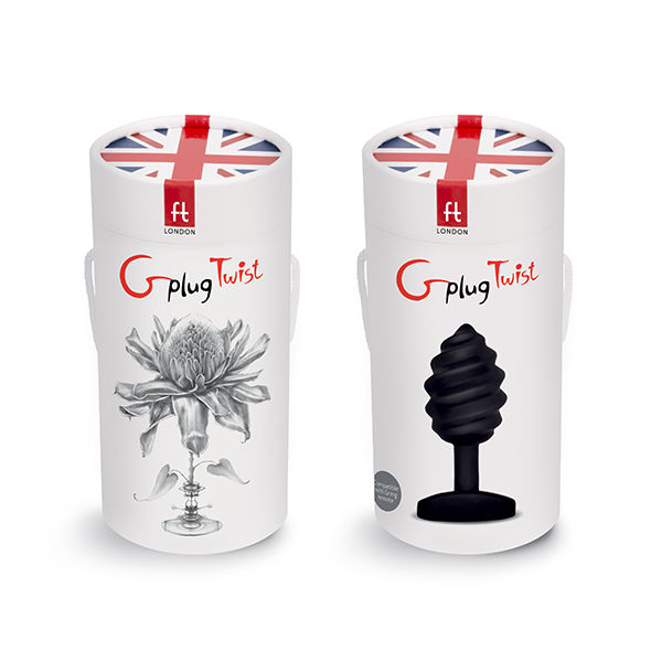 G-VIBE - GPLUG TWIST WITH VIBRATION BLACK 4 G-VIBE - GPLUG TWIST WITH VIBRATION BLACK - obrazek 4