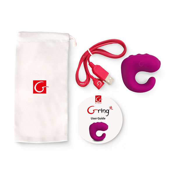 G-VIBE - FUN TOYS GRING VIBRATOR RING XL SWEET RASPBERRY 2 G-VIBE - FUN TOYS GRING VIBRATOR RING XL SWEET RASPBERRY - obrazek 2