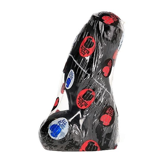 ALL BLACK - REALISTIC DONG BLACK 17 CM 3 ALL BLACK - REALISTIC DONG BLACK 17 CM - obrazek 3