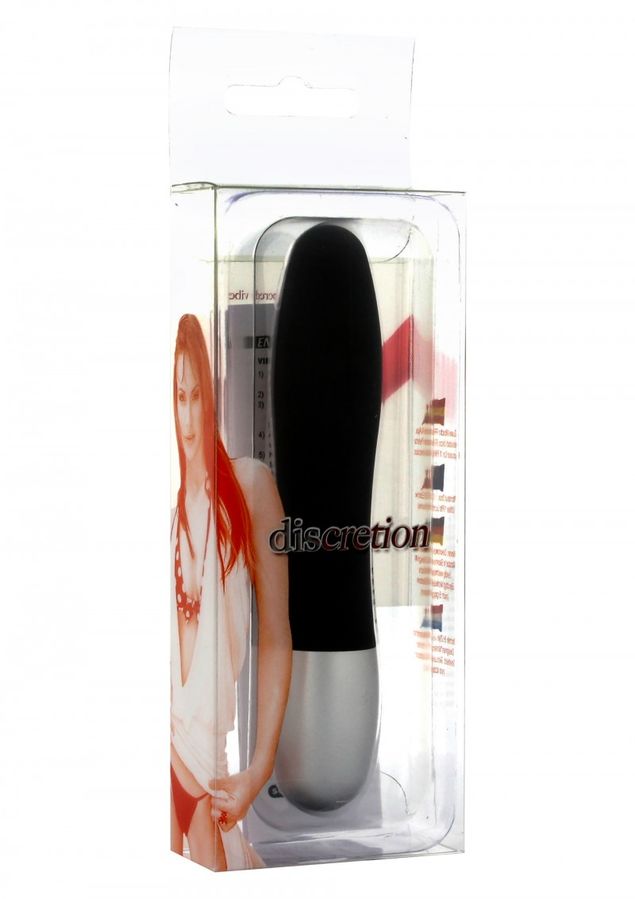 SEVEN CREATIONS - DISCRETION BLACK VIBRATOR 2 SEVEN CREATIONS - DISCRETION BLACK VIBRATOR - obrazek 2