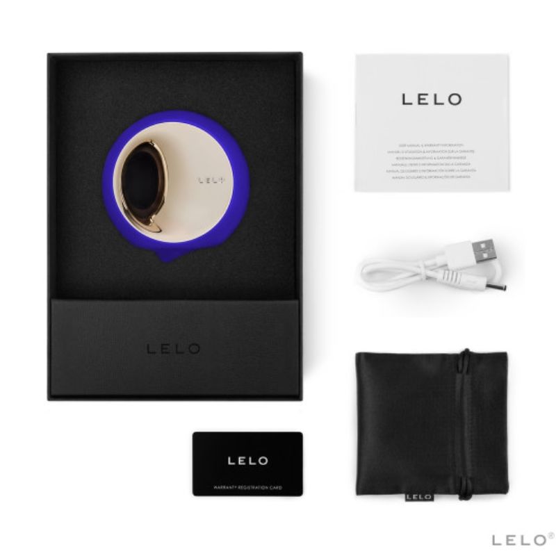 LELO - ORA 3 ORAL SEX STIMULATOR MIDNIGHT BLUE 2 LELO - ORA 3 ORAL SEX STIMULATOR MIDNIGHT BLUE - obrazek 2
