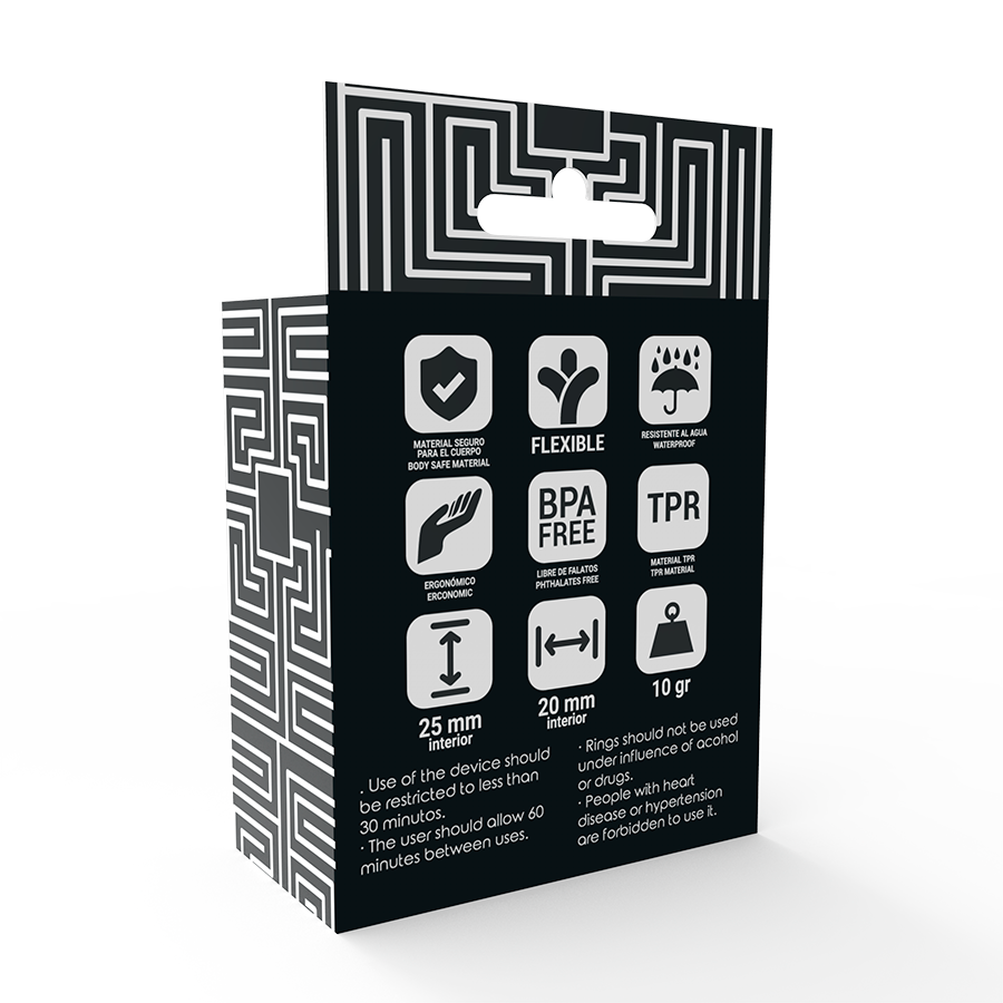 ADDICTED TOYS - C-RING SET BLACK 5 ADDICTED TOYS - C-RING SET BLACK - obrazek 5