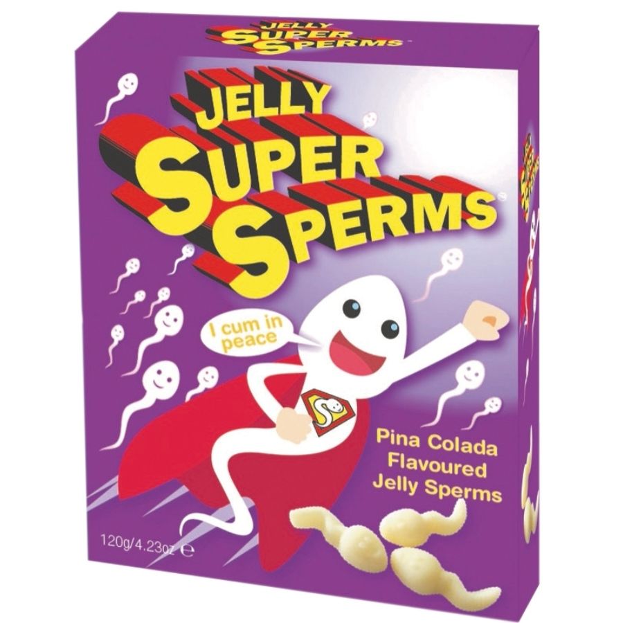 SPENCER FLEETWOOD - JELLY SUPER SPERM GUMMIES FORM SPERM 120 GR 3 SPENCER FLEETWOOD - JELLY SUPER SPERM GUMMIES FORM SPERM 120 GR - obrazek 3