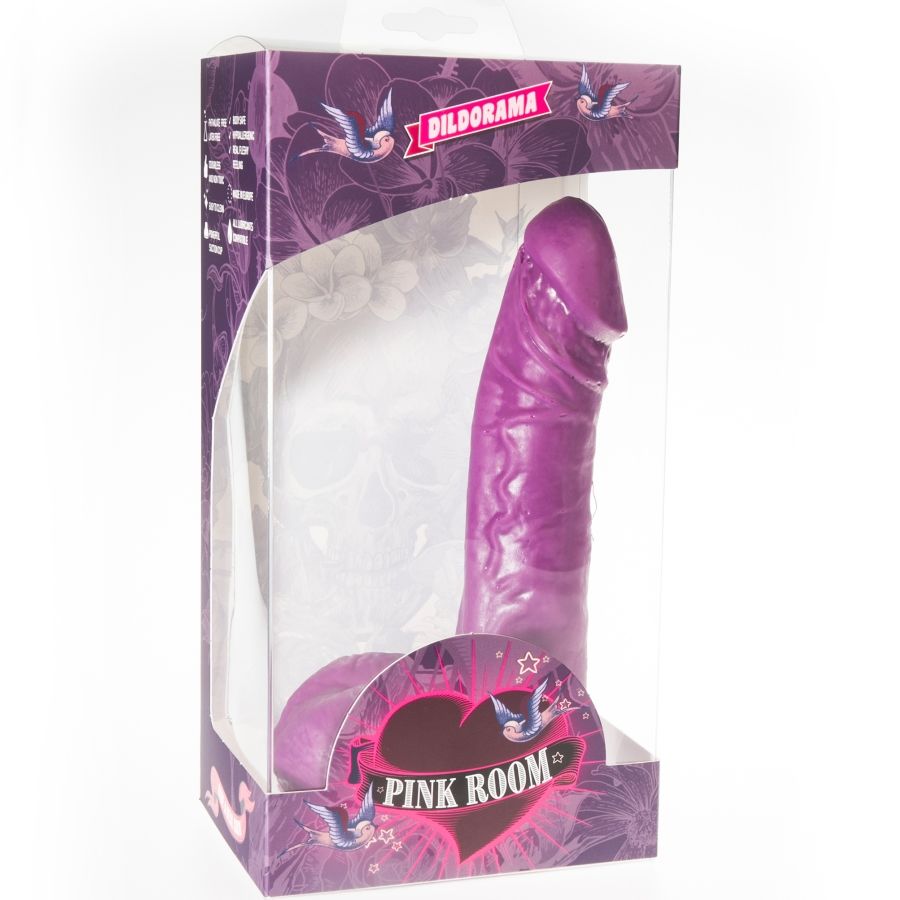 PINK ROOM - EBAN REALISTIC DILDO PURPLE 19 CM 2 PINK ROOM - EBAN REALISTIC DILDO PURPLE 19 CM - obrazek 2