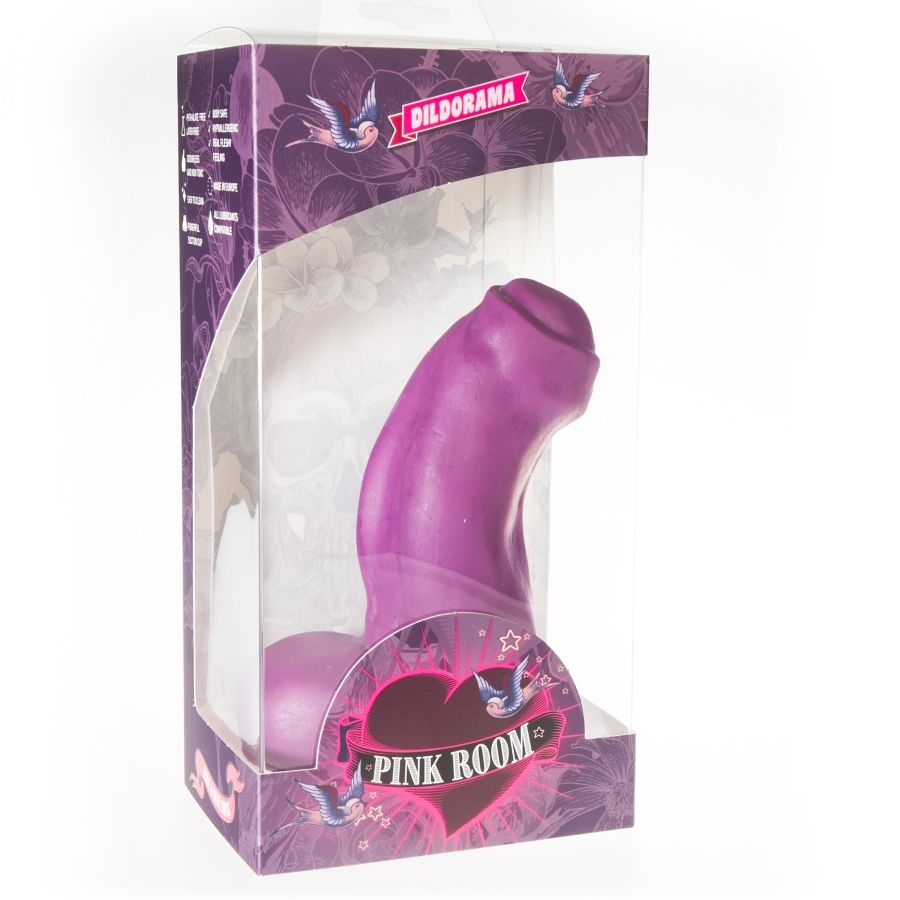 PINK ROOM - NESTOR REALISTIC DILDO PURPLE 16.5 CM 2 PINK ROOM - NESTOR REALISTIC DILDO PURPLE 16.5 CM - obrazek 2