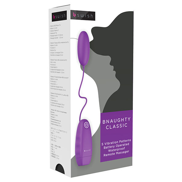 B SWISH - BNAUGHTY CLASSIC VIBRATING BULLET PURPLE 2 B SWISH - BNAUGHTY CLASSIC VIBRATING BULLET PURPLE - obrazek 2