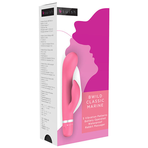 B SWISH - BWILD CLASSIC MARINE RABBIT VIBRATOR GUAVA 2 B SWISH - BWILD CLASSIC MARINE RABBIT VIBRATOR GUAVA - obrazek 2