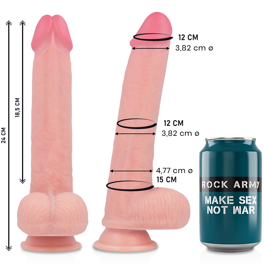 ROCKARMY - LIQUID SILICONE PREMIUM KINGCOBRA REALISTIC 24 CM -O- 4.77 CM 2 ROCKARMY - LIQUID SILICONE PREMIUM KINGCOBRA REALISTIC 24 CM -O- 4.77 CM - obrazek 2