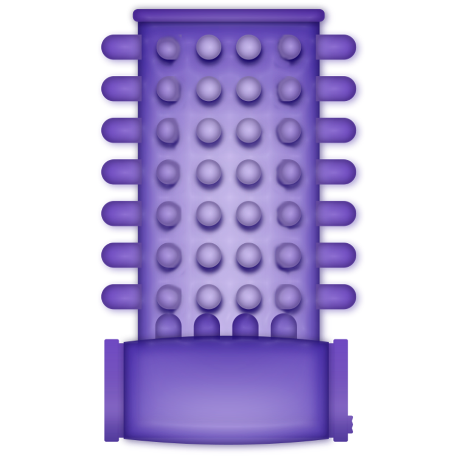 CASUAL LOVE - RING VIBRATING SLEEVE PURPLE 4 CASUAL LOVE - RING VIBRATING SLEEVE PURPLE - obrazek 4