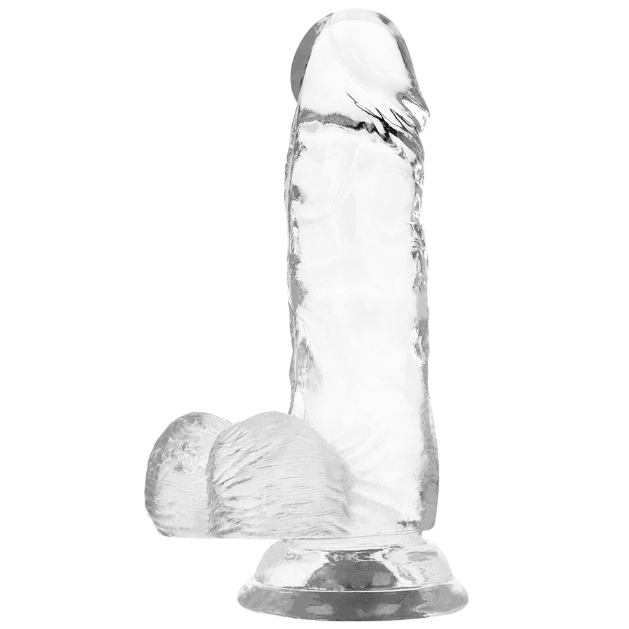 X RAY - CLEAR COCK WITH BALLS 15.5 CM -O- 3.5 CM 5 X RAY - CLEAR COCK WITH BALLS 15.5 CM -O- 3.5 CM - obrazek 5
