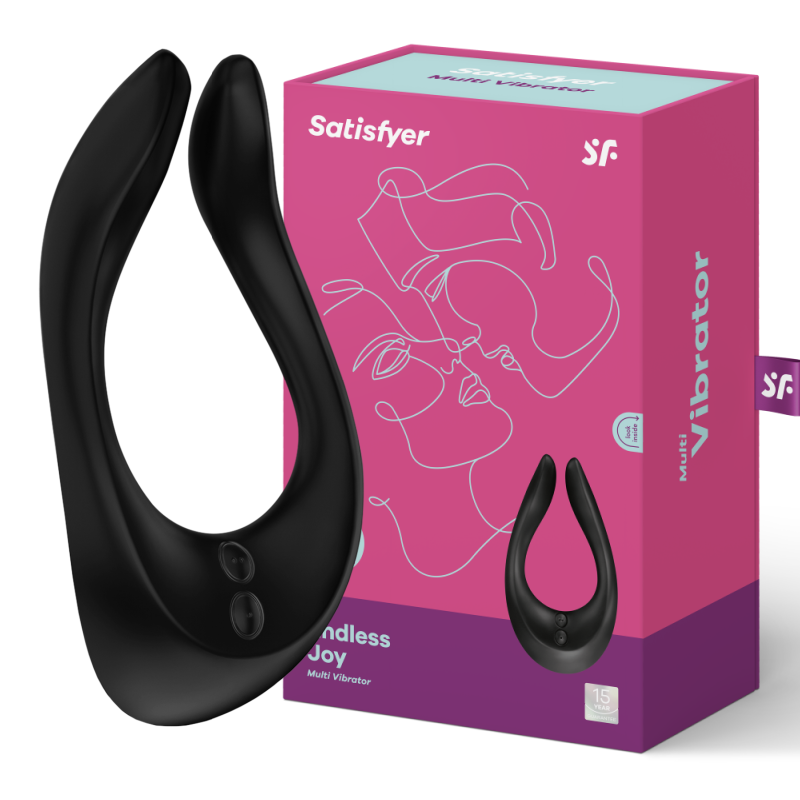 SATISFYER - PARTNER MULTIFUN 2 BLACK 2 SATISFYER - PARTNER MULTIFUN 2 BLACK - obrazek 2