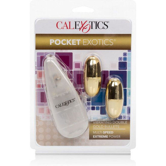 CALEXOTICS - VIBRATING BULLETS GOLD DUO 4 CALEXOTICS - VIBRATING BULLETS GOLD DUO - obrazek 4
