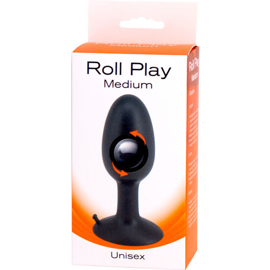 SEVEN CREATIONS - ROLL PLAY MEDIUM SILICONE PLUG 2 SEVEN CREATIONS - ROLL PLAY MEDIUM SILICONE PLUG - obrazek 2