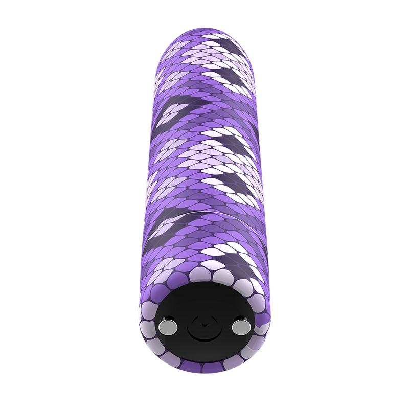 CUSTOM BULLETS - RECHARGEABLE SNAKE PURPLE MAGNETIC BULLET 10 INTENSITIES 3 CUSTOM BULLETS - RECHARGEABLE SNAKE PURPLE MAGNETIC BULLET 10 INTENSITIES - obrazek 3