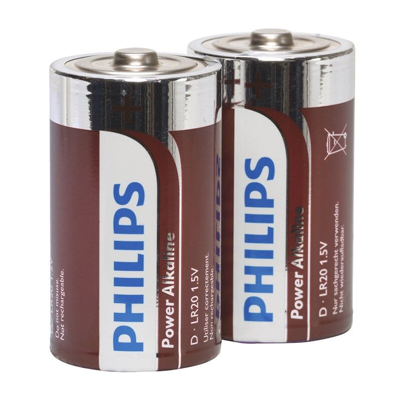 PHILIPS - POWER ALKALINE PILA D LR20 PACK 2 2 PHILIPS - POWER ALKALINE PILA D LR20 PACK 2 - obrazek 2