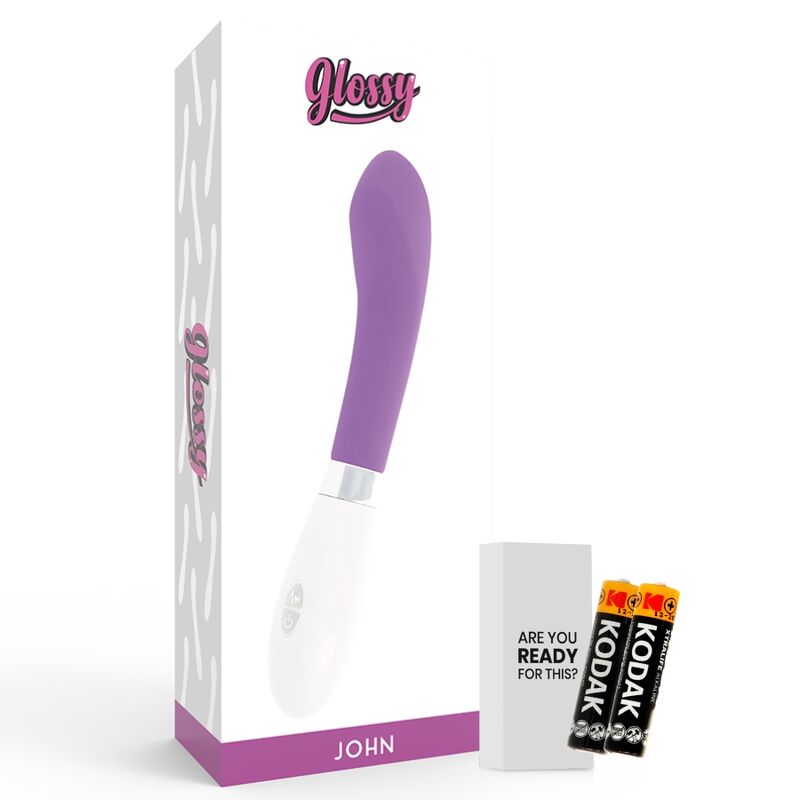 GLOSSY - JOHN VIBRATOR PURPLE 5 GLOSSY - JOHN VIBRATOR PURPLE - obrazek 5