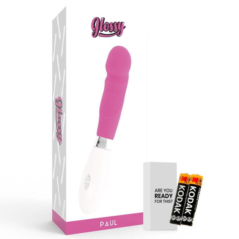 GLOSSY - PAUL VIBRATOR PINK 4 GLOSSY - PAUL VIBRATOR PINK - obrazek 4