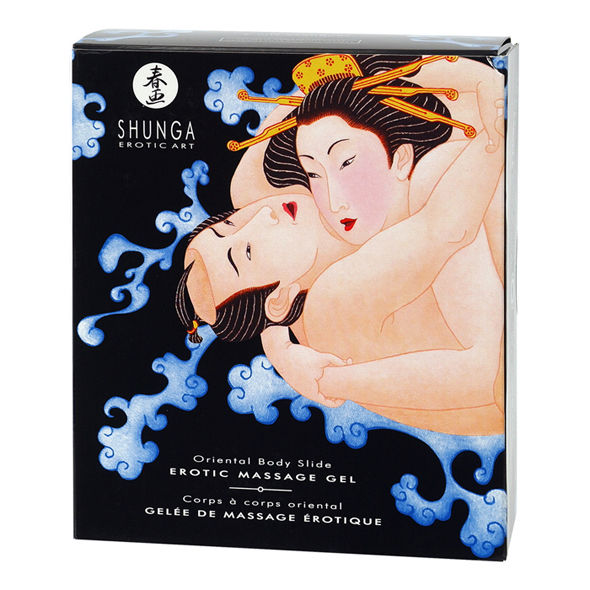 SHUNGA - ORIENTAL BODY TO BODY EROTIC MASSAGE GEL WITH EXOTIC FRUITS 2 SHUNGA - ORIENTAL BODY TO BODY EROTIC MASSAGE GEL WITH EXOTIC FRUITS - obrazek 2
