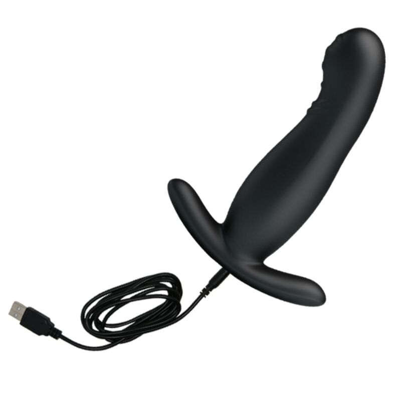 MR PLAY - RECHARGEABLE BLACK PROSTATE MASSAGER 3 MR PLAY - RECHARGEABLE BLACK PROSTATE MASSAGER - obrazek 3