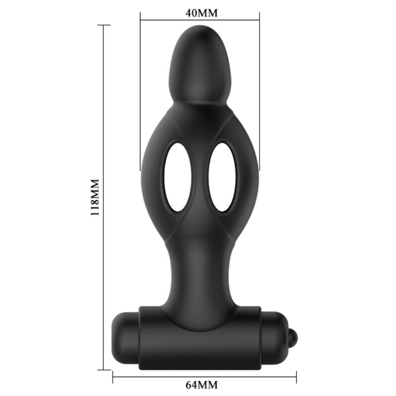 MR PLAY - SILICONE ANAL PLUG WITH VIBRATION 5 MR PLAY - SILICONE ANAL PLUG WITH VIBRATION - obrazek 5
