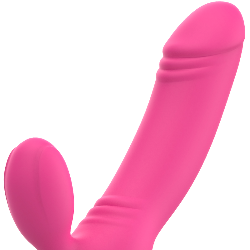 OHMAMA - BIX DOUBLE STIMULATION VIBRATOR XMAS EDITION PINK 3 OHMAMA - BIX DOUBLE STIMULATION VIBRATOR XMAS EDITION PINK - obrazek 3