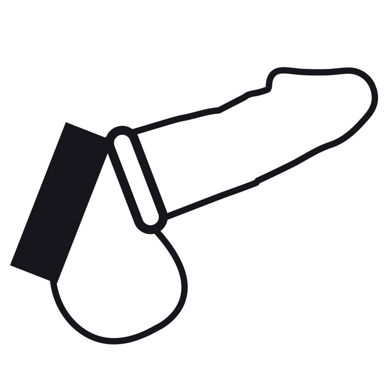 DARKNESS - METAL RING FOR THE PENIS AND TESTICLES 4 DARKNESS - METAL RING FOR THE PENIS AND TESTICLES - obrazek 4