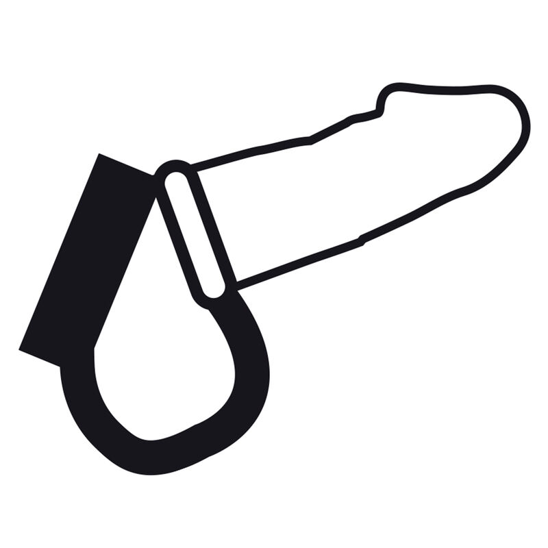 DARKNESS - BDSM COCK AND TESTICLE RING 4 DARKNESS - BDSM COCK AND TESTICLE RING - obrazek 4