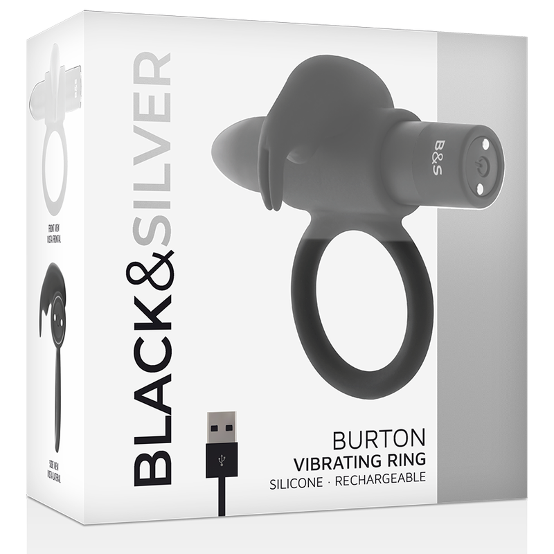 BLACKSILVER - BURTON RING 10 VIBRATION MODES BLACK 3 BLACKSILVER - BURTON RING 10 VIBRATION MODES BLACK - obrazek 3
