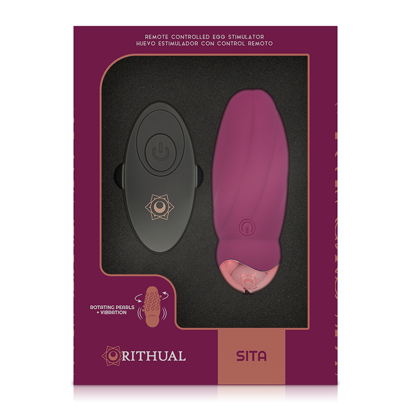 RITHUAL - SITA EGG REMOTE CONTROL BEAD ROTATION + VIBRATION 5 RITHUAL - SITA EGG REMOTE CONTROL BEAD ROTATION + VIBRATION - obrazek 5