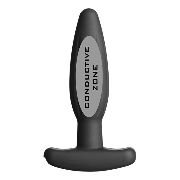 ELECTRASTIM - SILICONE BLACK ROCKER BUTT PLUG SMALL 2 ELECTRASTIM - SILICONE BLACK ROCKER BUTT PLUG SMALL - obrazek 2