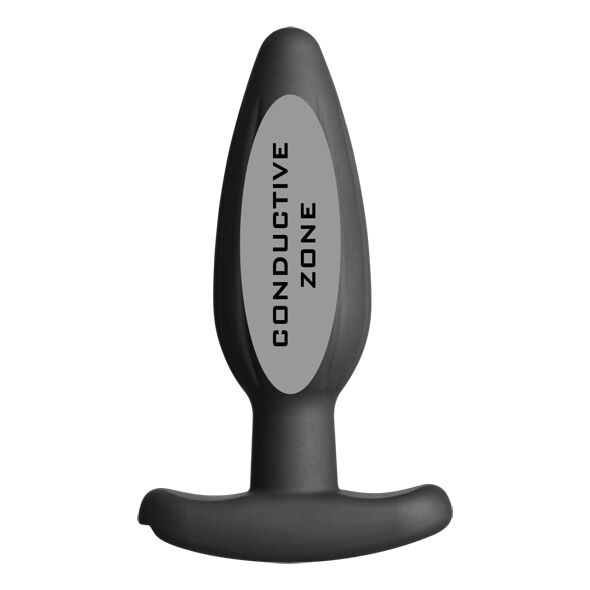 ELECTRASTIM - SILICONE BLACK ROCKER BUTT PLUG MEDIUM 5 ELECTRASTIM - SILICONE BLACK ROCKER BUTT PLUG MEDIUM - obrazek 5