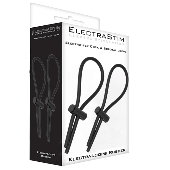 ELECTRASTIM - RUBBER ADJ. COCK AND SCROTAL LOOPS 2 ELECTRASTIM - RUBBER ADJ. COCK AND SCROTAL LOOPS - obrazek 2