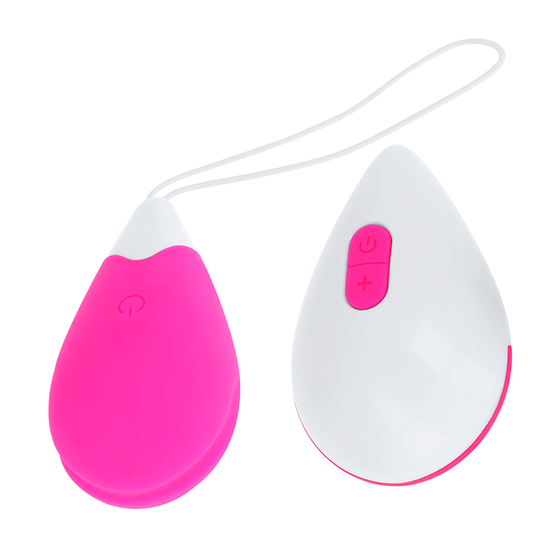 OHMAMA - TEXTURED VIBRATING EGG 10 MODES PINK AND WHITE 2 OHMAMA - TEXTURED VIBRATING EGG 10 MODES PINK AND WHITE - obrazek 2
