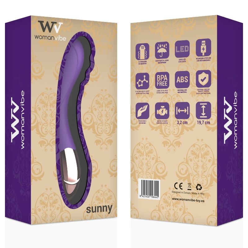 WOMANVIBE - SUNNY SILICONE RECHARGEABLE VIBRATOR 2 WOMANVIBE - SUNNY SILICONE RECHARGEABLE VIBRATOR - obrazek 2