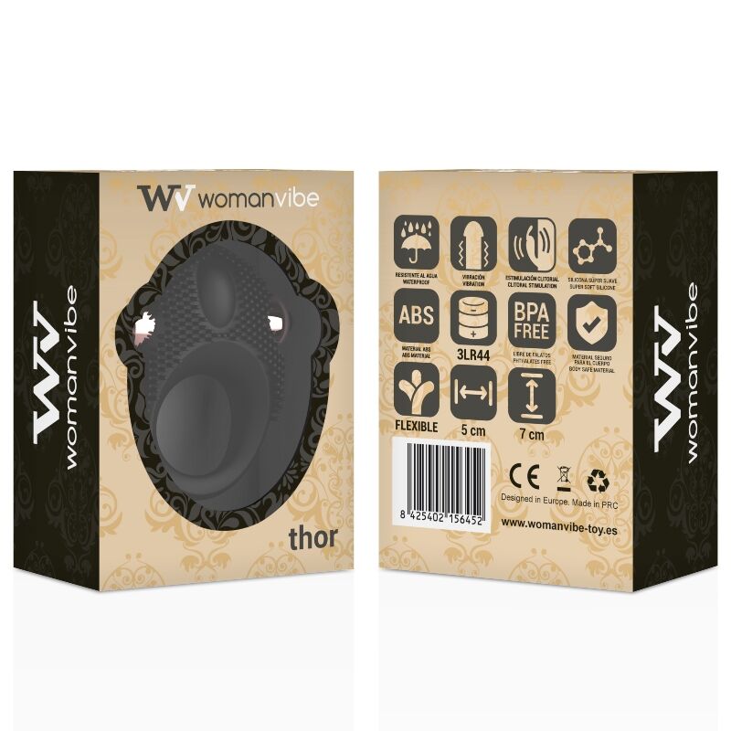 WOMANVIBE - THOR SILICONE VIBRATOR RING 2 WOMANVIBE - THOR SILICONE VIBRATOR RING - obrazek 2