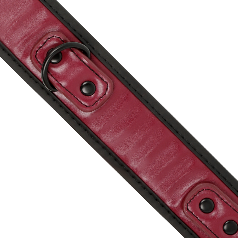 FETISH SUBMISSIVE DARK ROOM - NEOPRENE LINING CHAIN NECKLACE 4 FETISH SUBMISSIVE DARK ROOM - NEOPRENE LINING CHAIN NECKLACE - obrazek 4