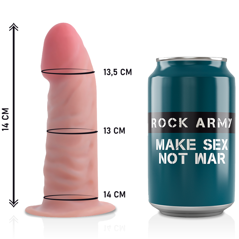ROCKARMY - HARNESS + DUAL DENSITY TIGER REALISTIC DILDO 14 CM -O- 4.46 CM 5 ROCKARMY - HARNESS + DUAL DENSITY TIGER REALISTIC DILDO 14 CM -O- 4.46 CM - obrazek 5