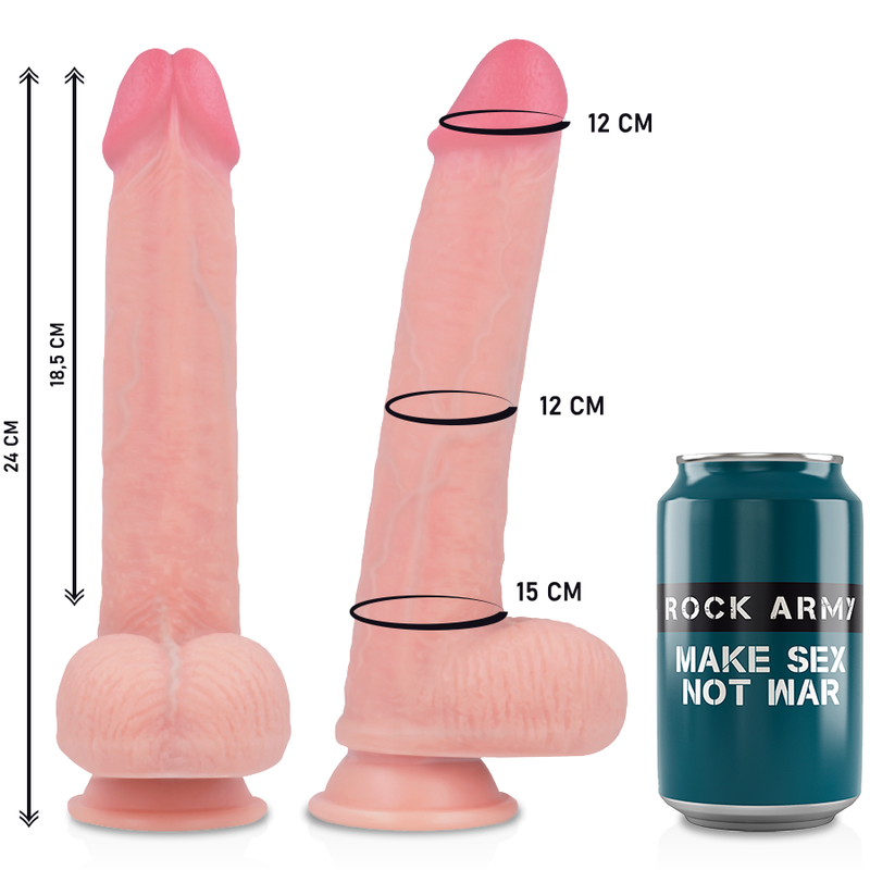 ROCKARMY - ARN S + LIQUID SILICONE DILDO PREMIUM KINGCOBRA 24 CM -O- 4.77 CM 3 ROCKARMY - ARN S + LIQUID SILICONE DILDO PREMIUM KINGCOBRA 24 CM -O- 4.77 CM - obrazek 3