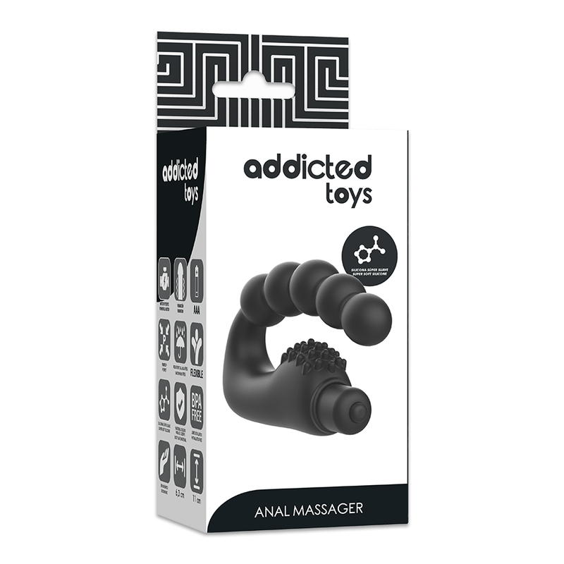 ADDICTED TOYS - ANAL MASSAGER PROSTATIC WITH VIBRATION 5 ADDICTED TOYS - ANAL MASSAGER PROSTATIC WITH VIBRATION - obrazek 5