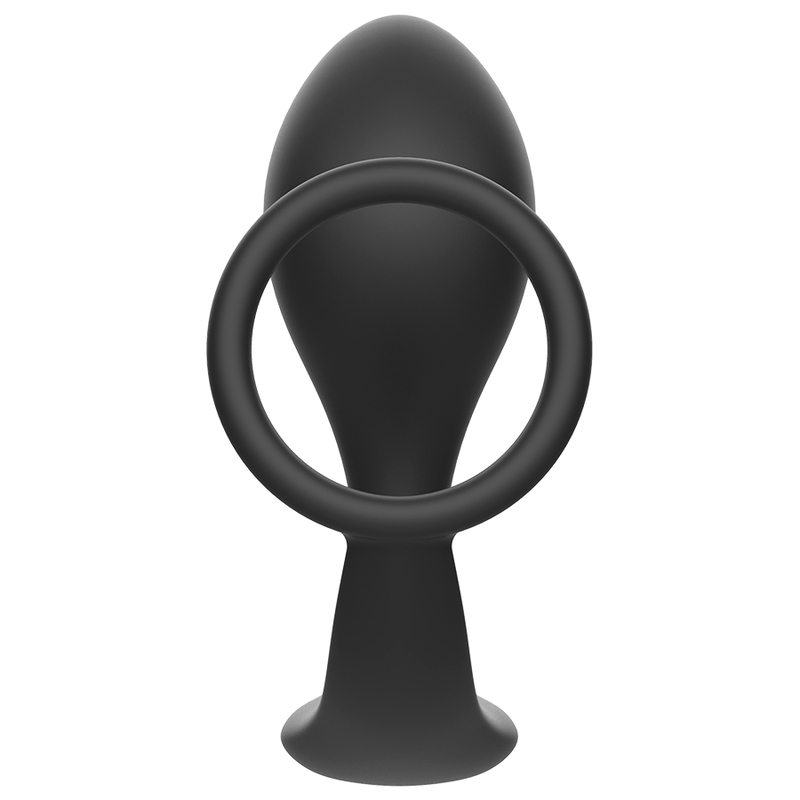 ADDICTED TOYS - ANAL PLUG WITH BLACK SILICONE RING 4 ADDICTED TOYS - ANAL PLUG WITH BLACK SILICONE RING - obrazek 4