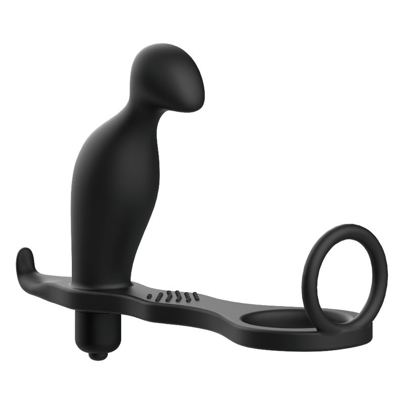 ADDICTED TOYS - ANAL PLUG WITH BLACK SILICONE RING 12 CM 4 ADDICTED TOYS - ANAL PLUG WITH BLACK SILICONE RING 12 CM - obrazek 4